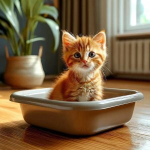Как приучить котёнка к лотку 🐈‍⬛